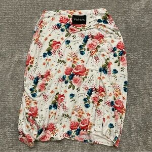 Milk Snob Car Seat Nursing Cover Floral Print Stretchy Made in USA‎